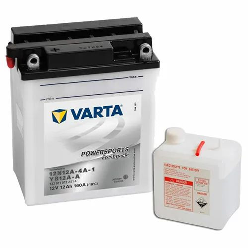 Varta Powersports Freshpack YB12A-A 12V 12Ah Motor Akkumulátor