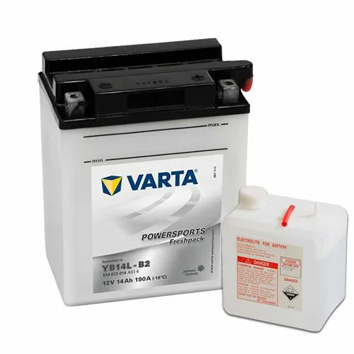 Varta Powersports Freshpack YB14L-B2 12V 14Ah Motor Akkumulátor