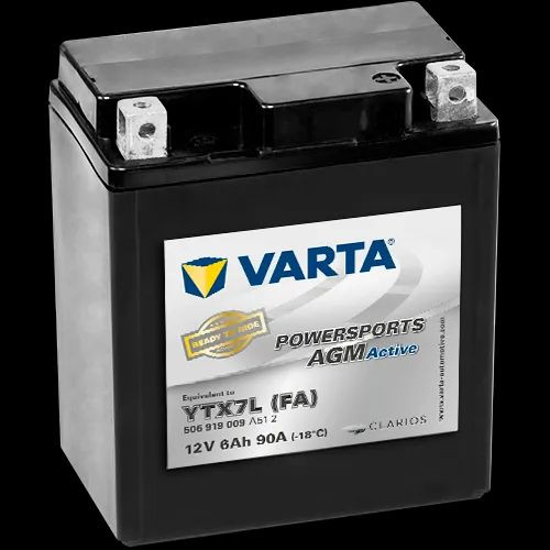 Varta Powersports AGM Active YTX7L-4 12V 6Ah Motor Akkumulátor