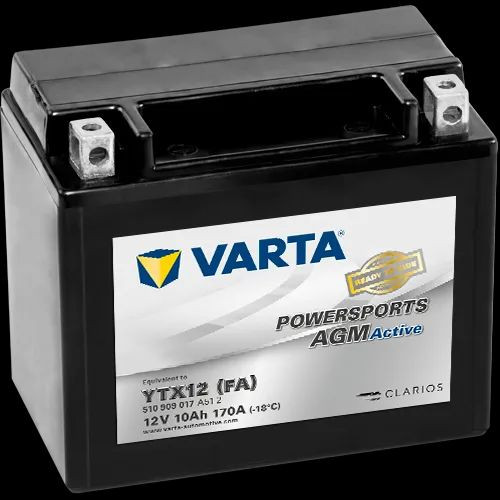 Varta Powersports AGM Active YTX12-4 12V 10Ah Motor Akkumulátor