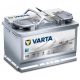 Varta Start Stop Silver AGM 12V 70Ah Jobb+ 570901076D852,SD570901