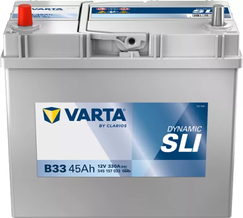 Varta Akkumulátor 45Ah Bal+ 5451570333132,BD545157 Ázsiai vékonysarus