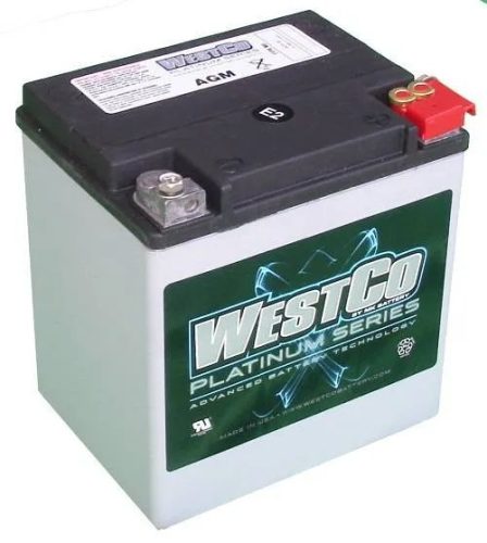 Westco 12V 26Ah 400A Jobb+ AGM Motor Akkumulátor AKKU WCP30