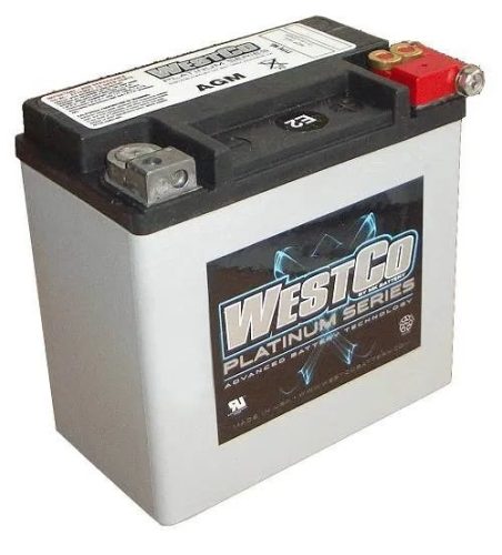 Westco 12V 12Ah 220A Jobb+ AGM Motor Akkumulátor AKKU WCP14L