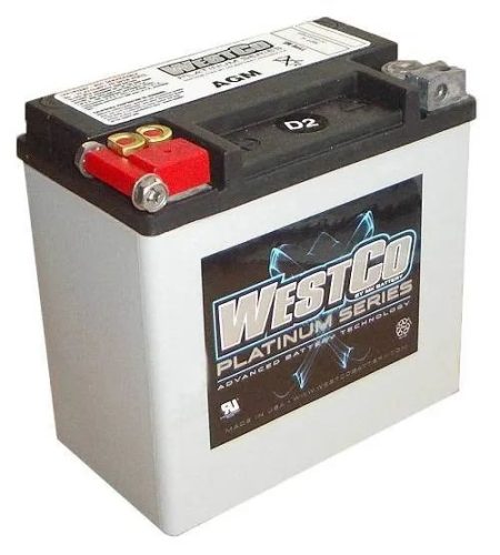 Westco 12V 12Ah 220A Bal+ AGM Motor Akkumulátor AKKU WCP14