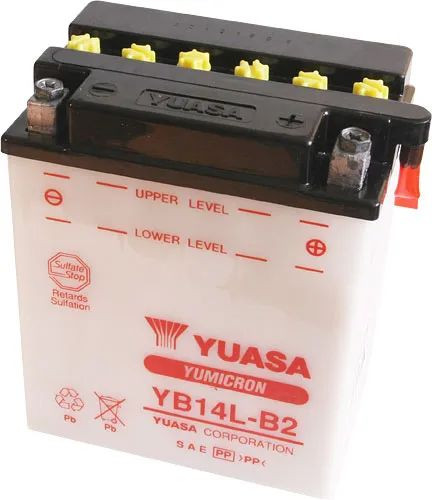 Yuasa YU-YB14L-B2 12V 14,7Ah Jobb+ Motor Akkumuláror