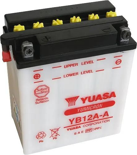Yuasa Motor Akkumulátor 12,6Ah Bal+ YU-YB12A-A