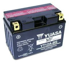 Yuasa Motor Akkumulátor 10,5Ah Bal+ AGM YU-YT12A-BS