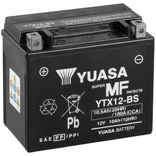 Yuasa Motor Akkumulátor 10Ah Bal+ YUYTX12-BS