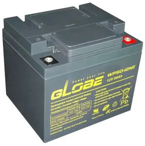 Globe 12V 50Ah Jobb+ Szünetmentes akkumulátor WP50-12NE