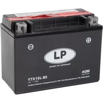 Landport Akkumulátor 13Ah Jobb+ AGM YTX15L-BS